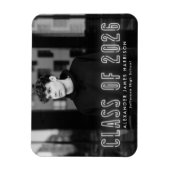 Magnet Flexible Classe de Neon blanc moderne de 2025 - Diplôme pho (Vertical)