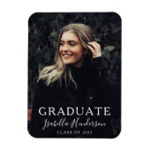 Magnet Flexible Classe De Script Moderne De 2022 Graduation (Vertical)