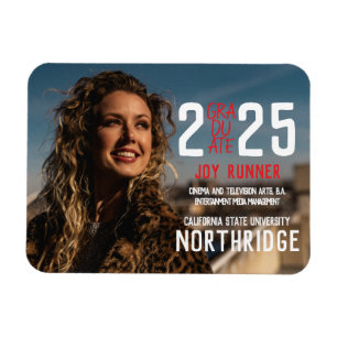 Magnet Flexible Classe moderne audacieuse de 2025 - Diplôme photo