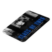 Magnet Flexible Classe moderne Blue Neon de 2023 - Diplôme photo (Côté Gauche)