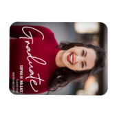 Magnet Flexible Classe moderne de 2024 Faire-part d'études supérie (Horizontal)