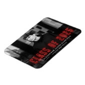 Magnet Flexible Classe moderne Red Neon de 2025 - Diplôme photo (Côté Gauche)