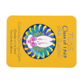Magnet Flexible Classe TLHS de 1969 Bunny Girl 50e Réunion (Horizontal)