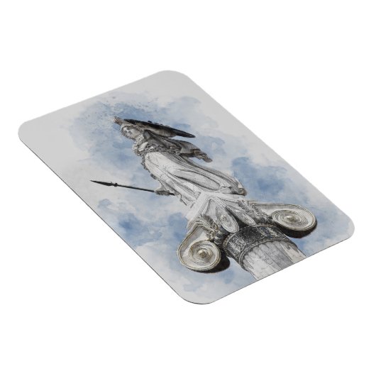 Magnet Flexible Classic Statue of Athena – Mythology-Inspired  (Côté Droit)