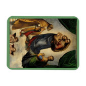 Magnet Flexible Classique de Raphael "Vierge Sixtine" (vers 1513) (Horizontal)