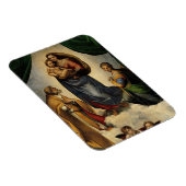 Magnet Flexible Classique de Raphael "Vierge Sixtine" (vers 1513) (Côté Droit)