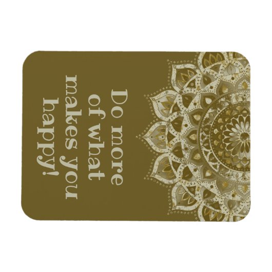 Magnet Flexible Classique Mandala Inde Style 4 (Horizontal)