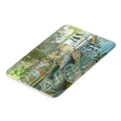 Magnet Flexible Claude Monet. Baignoires à La Grenouillère (Côté Gauche)