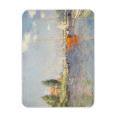 Magnet Flexible Claude Monet. Bateaux rouges, Argenteuil (Vertical)
