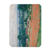 Magnet Flexible Claude Monet - Champ de coquelicots, Giverny (Vertical)