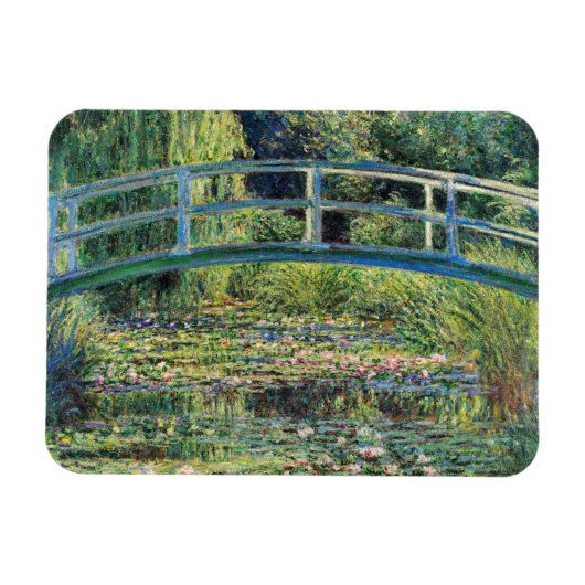 Magnet Flexible Claude Monet - Etang Lily et Pont Japonais (Horizontal)