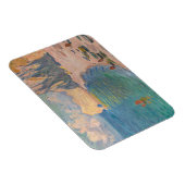 Magnet Flexible Claude Monet - Etretat : Plage et Falaise d'Amont (Côté Droit)