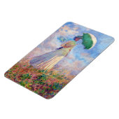 Magnet Flexible Claude Monet - Femme avec un parasol face à droite (Côté Gauche)