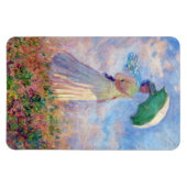 Magnet Flexible Claude Monet - Femme avec un parasol face à droite (Horizontal)