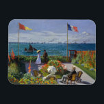 Magnet Flexible Claude Monet - Garden at Sainte-Adresse<br><div class="desc">Garden at Sainte-Adresse / Terrace at Sainte-Adresse - Claude Monet,  Oil on Canvas,  1867</div>