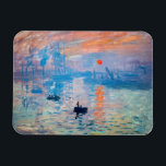 Magnet Flexible Claude Monet - Impression, lever de soleil<br><div class="desc">Impression,  Lever du soleil (Impression,  Levant Soleil) - Claude Monet,  Huile sur toile,  1872 Impression,  Lever du soleil représente le port du Havre,  la ville natale de Monet.</div>