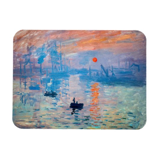Magnet Flexible Claude Monet - Impression, lever de soleil (Horizontal)