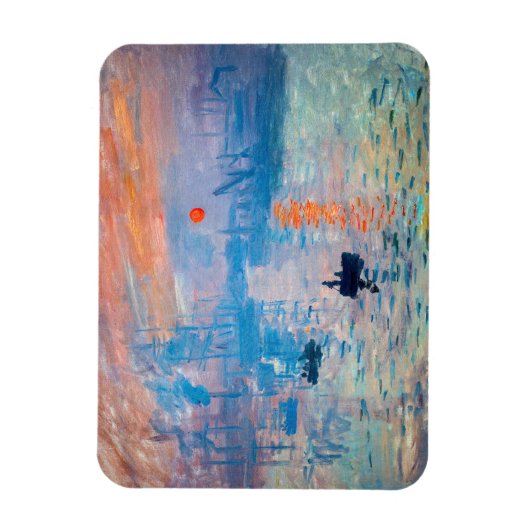 Magnet Flexible Claude Monet - Impression, lever de soleil (Vertical)