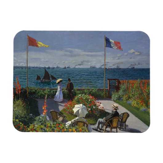 Magnet Flexible Claude Monet - Jardin de Sainte-Adresse (Horizontal)