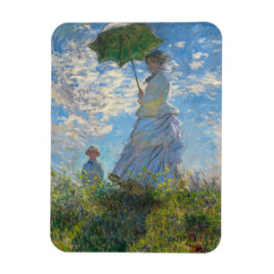 Magnet Flexible Claude Monet - La Promenade, Femme au parasol