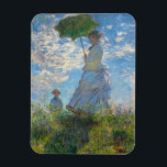 Magnet Flexible Claude Monet - La Promenade, Femme avec un Parasol<br><div class="desc">La Promenade,  Femme avec un Parasol / Madame Monet et son fils / La Promenade / La Femme a l'ombrelle - Claude Monet,  1875</div>