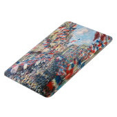 Magnet Flexible Claude Monet - La Rue Montorgueil - Paris (Côté Gauche)