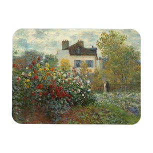 Magnet Flexible Claude Monet   Le jardin de l'artiste à Argenteuil