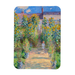 Magnet Flexible Claude Monet - Le jardin de l'artiste à Vetheuil