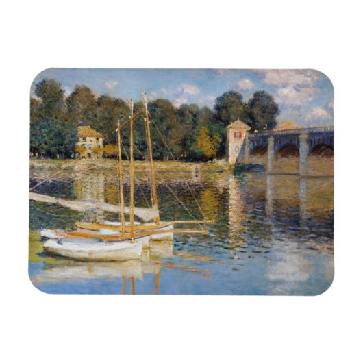 Magnet Flexible Claude Monet - Le pont Argenteuil (Horizontal)
