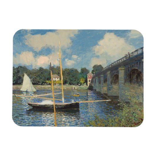 Magnet Flexible Claude Monet | Le pont d'Argenteuil (Horizontal)