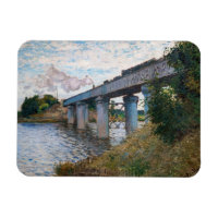 Claude Monet - Le pont ferroviaire à Argenteuil