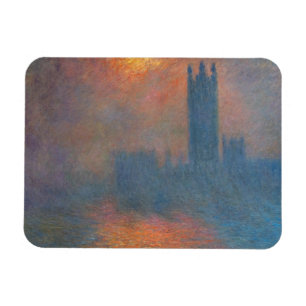 Magnet Flexible Claude Monet - Les Chambres du Parlement Londres