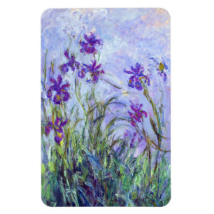Magnet Flexible Claude Monet - Lilac Irises / Iris Mauves
