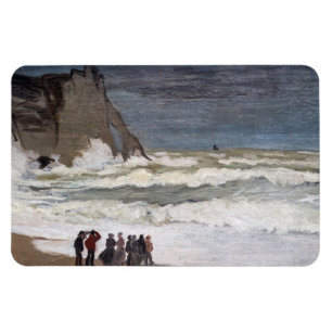 Magnet Flexible Claude Monet - Mer agitée à Etretat