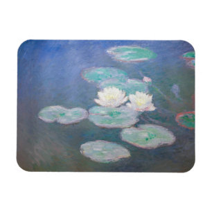 Magnet Flexible Claude Monet - Nymphéas, Effet du soir