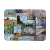 Magnet Flexible Claude Monet - Patchwork de chefs-d'oeuvre (Horizontal)
