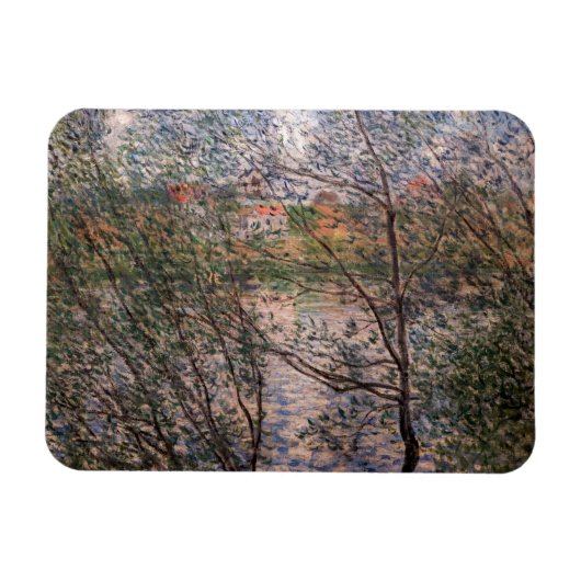 Magnet Flexible Claude Monet - Printemps à travers les branches (Horizontal)