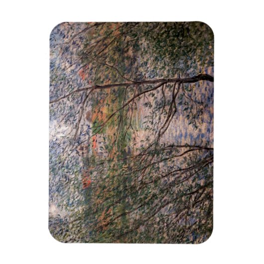 Magnet Flexible Claude Monet - Printemps à travers les branches (Vertical)