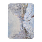 Magnet Flexible Claude Monet - Snow Scene at Argenteuil (Vertical)