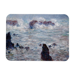 Magnet Flexible Claude Monet - Tempête au large de la côte de Bell