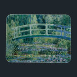 Magnet Flexible Claude Monet - Water Lilies et pont japonais<br><div class="desc">Water Lilies and Japanese Bridge by Claude Monet, 1899. Claude Monet a été un fondateur de la peinture impressionniste française, et le praticien le plus cohérent et le plus prolifique de la philosophie du mouvement d'exprimer ses perceptions avant la nature, surtout en ce qui concerne la peinture paysage en plein...</div>