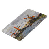 Magnet Flexible Claude Monet - Windmills près de Zaandam (Côté Gauche)