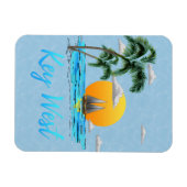 Magnet Flexible Clé de navigation Ouest Floride (Horizontal)