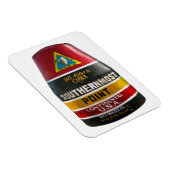 Magnet Flexible Clé point le plus au sud Ouest (Côté Droit)