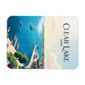 Magnet Flexible Clear Lake États-Unis (Horizontal)