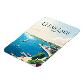 Magnet Flexible Clear Lake États-Unis (Côté Gauche)