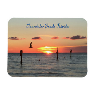 Magnet Flexible Clearwater Beach, Floride sunset aimant