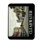 Magnet Flexible Clearwater FL, Floride, Style Vintage (Vertical)