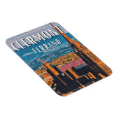 Magnet Flexible Clermont-Ferrand Photo Vintage (Côté Droit)