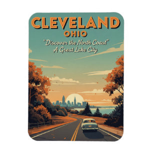 Magnet Flexible Cleveland Ohio Vintage voyage
